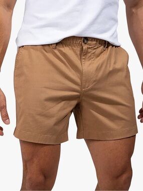 Chubbies Shorts Men’s Size 3XL Brown Tan Cotton 7" Suns Out Thighs Out
